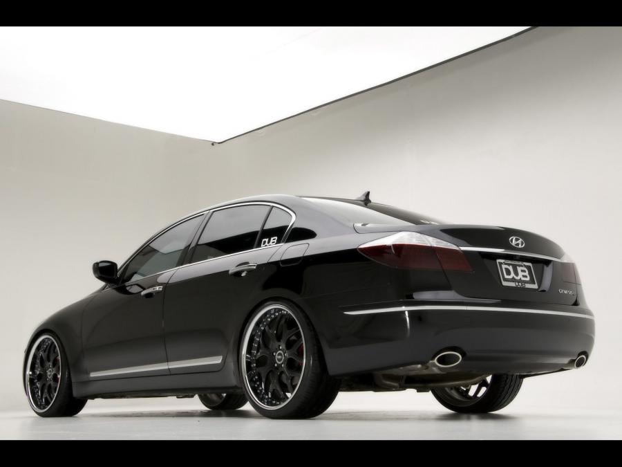  Hyundai Genesis Black Edition by DUB Magazine 2008 года  (фото 12 из 15)